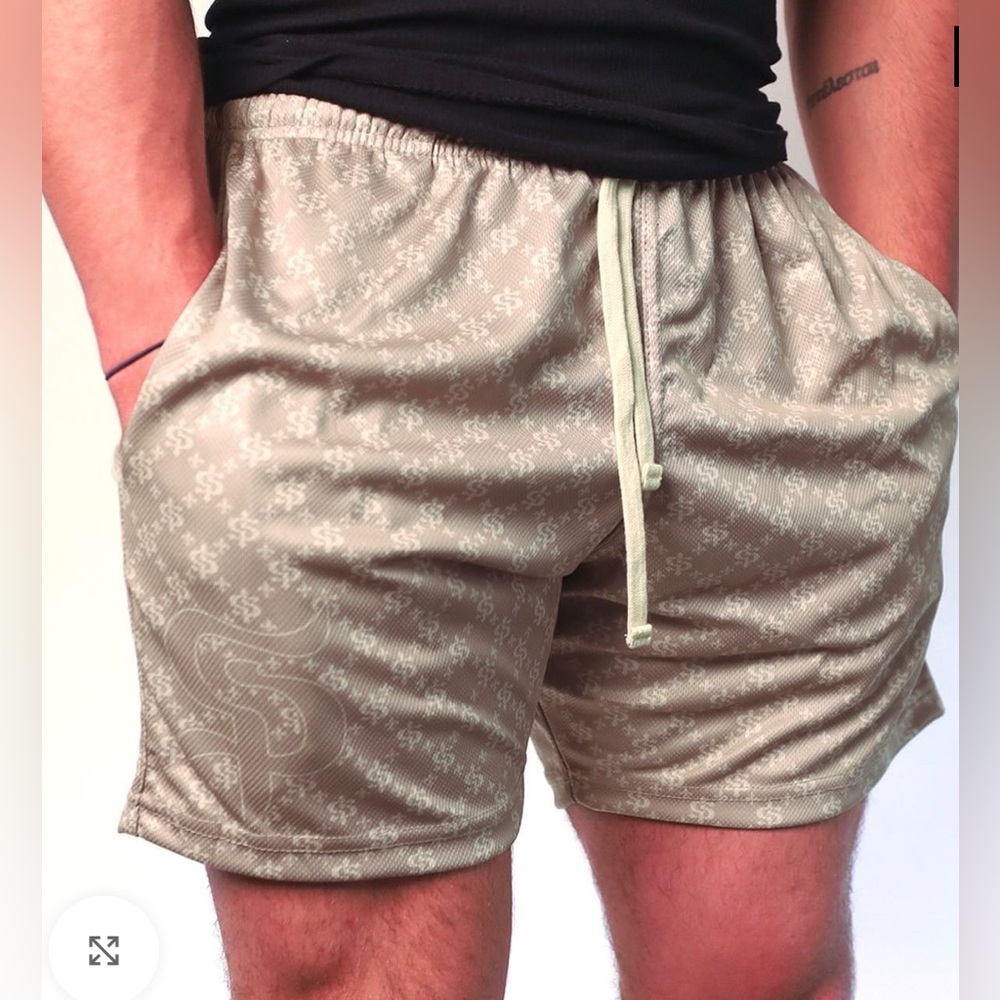 Beige Saint Potential Shorts - Size L
